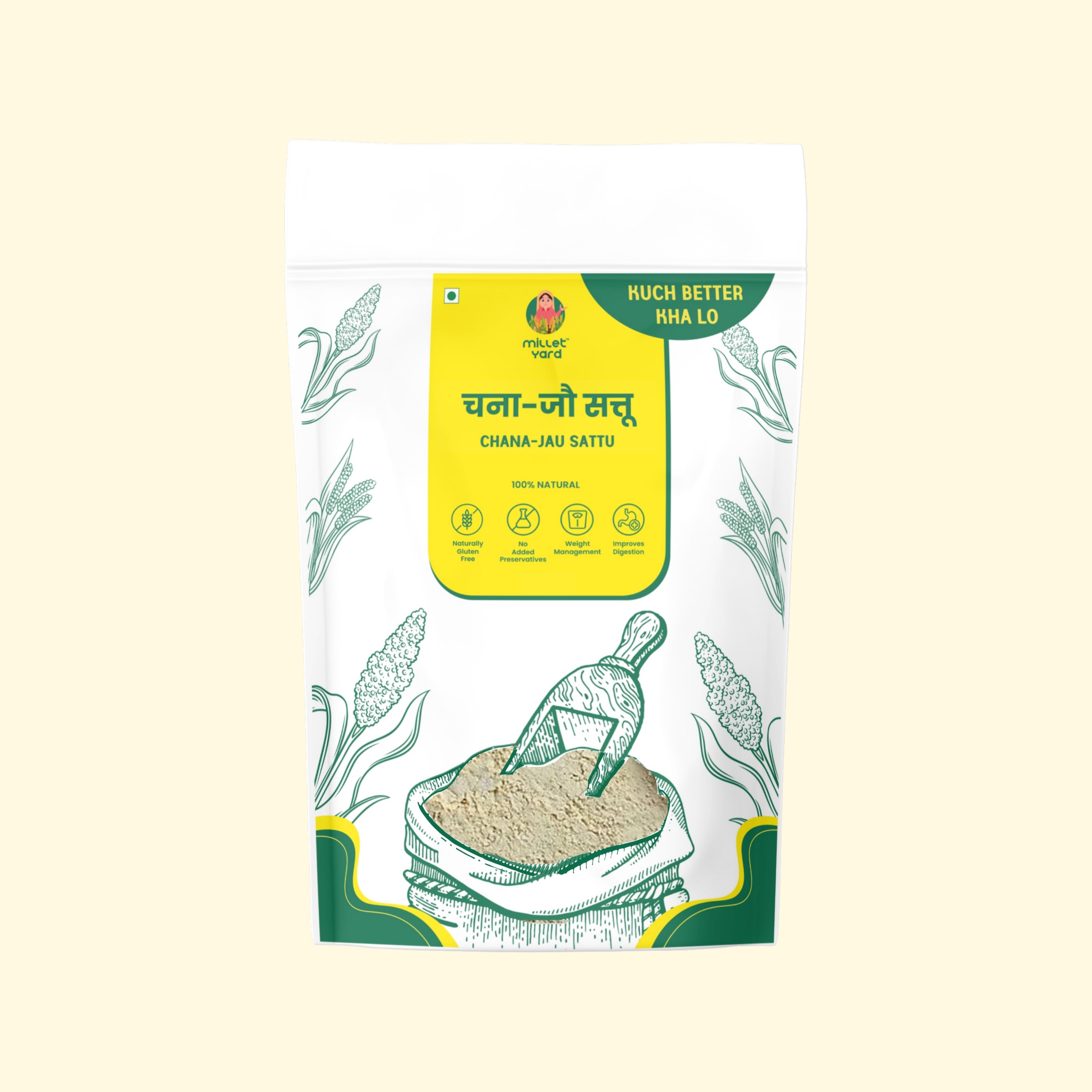 Chana Jau Sattu (Roasted)- 400 g