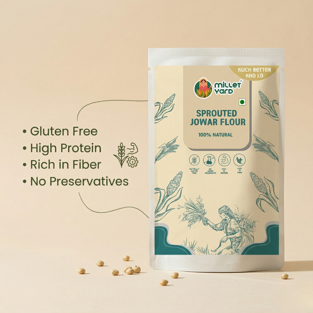 Sprouted Jowar Flour – Wholesome Sorghum Flour