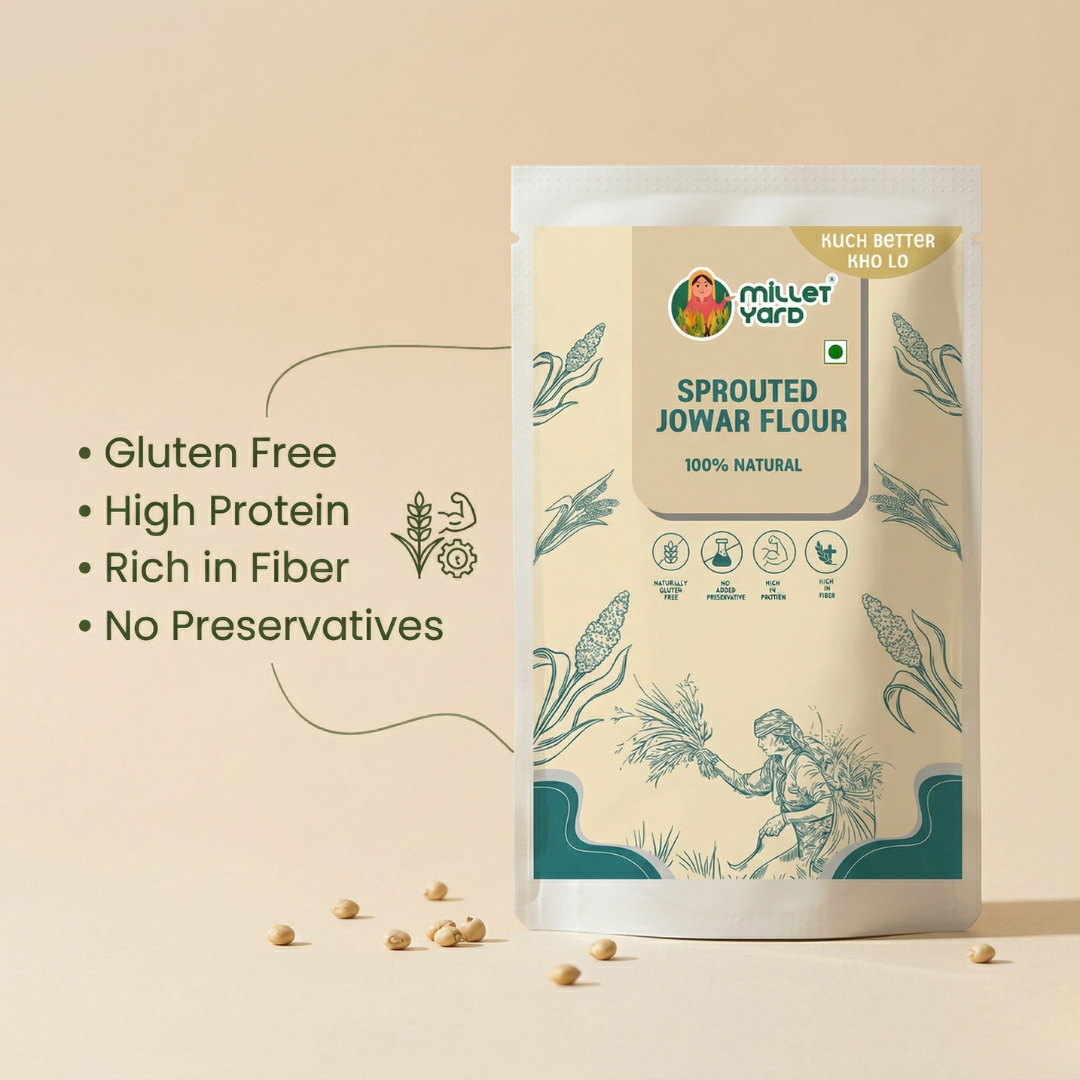 Sprouted Jowar Flour – Wholesome Sorghum Flour