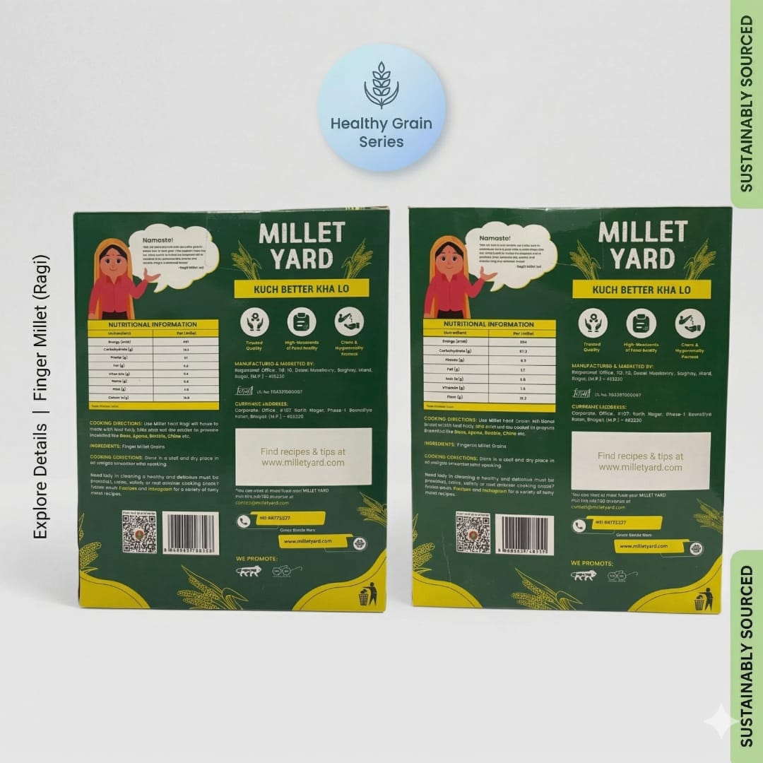 Gut Friendly Combo – Jowar Idli Rawa (500g) + Ragi Idli Rawa (500g)